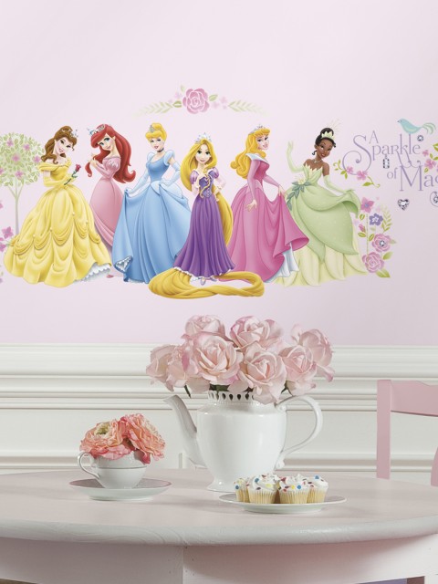 

Asian Paints Girls Multicoloured Glow Princess Peel & Stick Wall Sticker, Multi