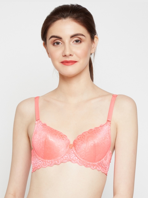 

Golden Girl Pink Lace Underwired Lightly Padded Everyday Bra 516_Gaajri_36