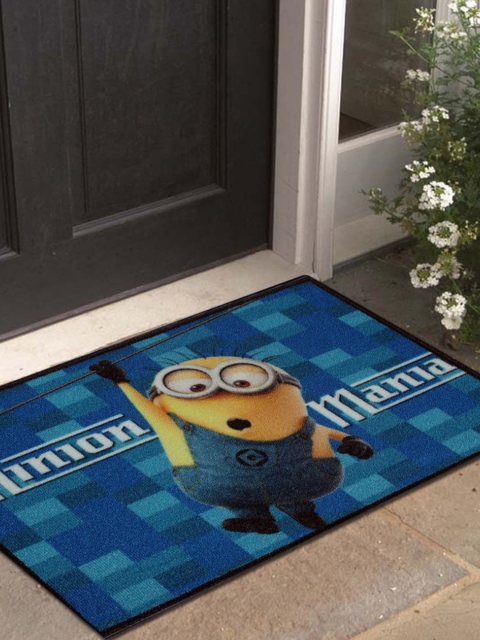 

Disney Blue & Yellow Minions Print Anti-Skid Doormat