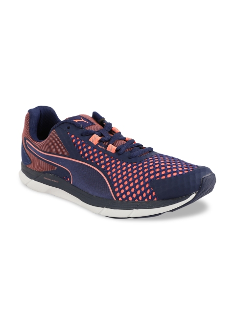 

Puma Women Blue Mesh Mid-Top Walking Shoes 18995804