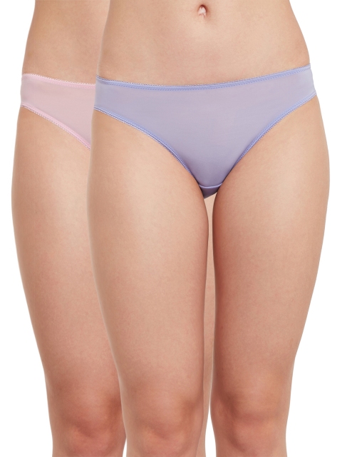 

SECRETT CURVES Women Pack of 2 Solid Bikini Briefs OFUEDC, Nude