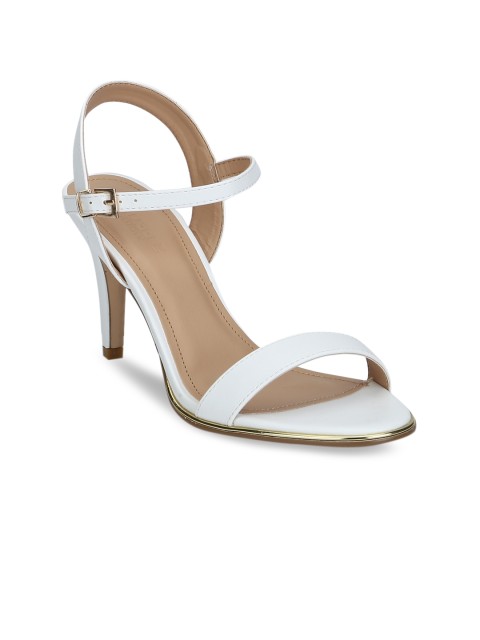 

Truffle Collection Women White Solid Sandals