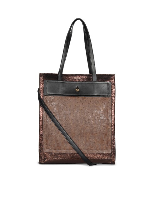 

ESBEDA Women Coffee Brown Textured Shoulder Bag