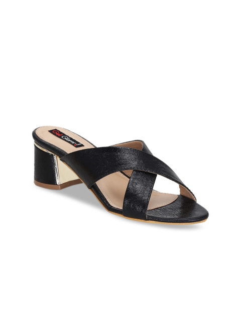 

Get Glamr Women Black Solid Sandals