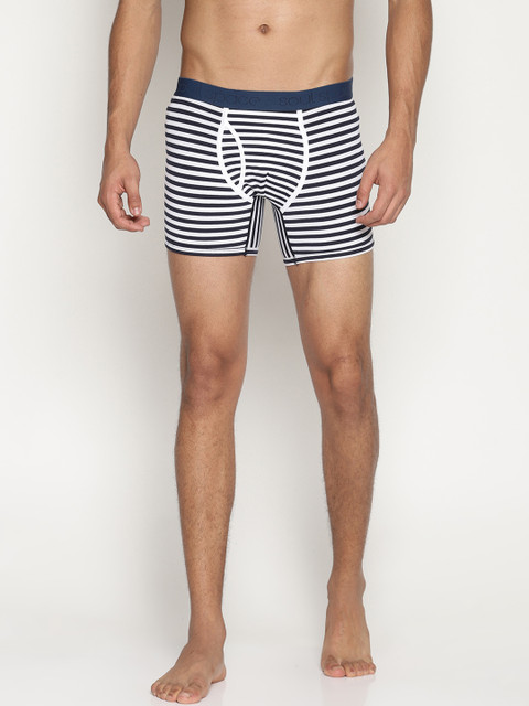 

Soul Space Men Navy Blue & White Striped Trunk ME50