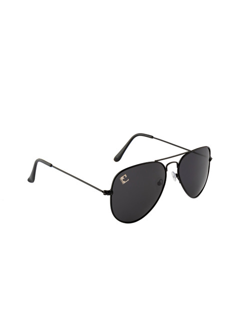 

Clark N Palmer Unisex Black Aviator Sunglasses CNP-B1069-C1