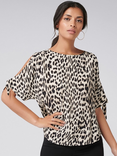 

Forever New Women White Printed Top