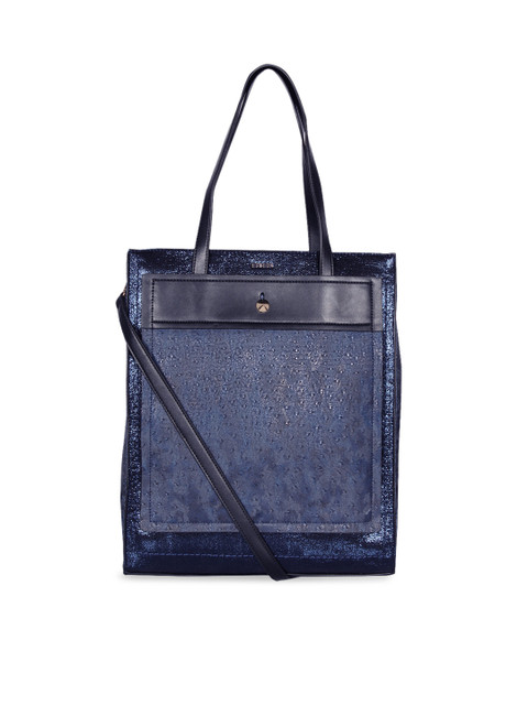 

ESBEDA Navy Blue Embellished Shoulder Bag