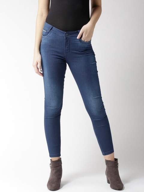 

Xpose Women Blue Skinny Fit High-Rise Clean Look Stretchable Jeans