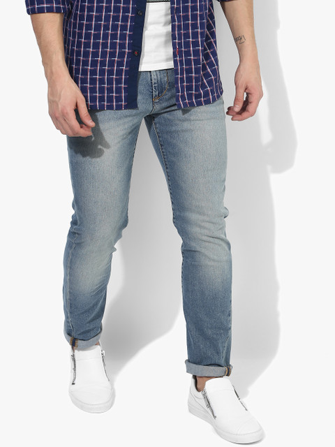 

Levis Men Blue 511 Regular Fit Mid-Rise Clean Look Stretchable Jeans