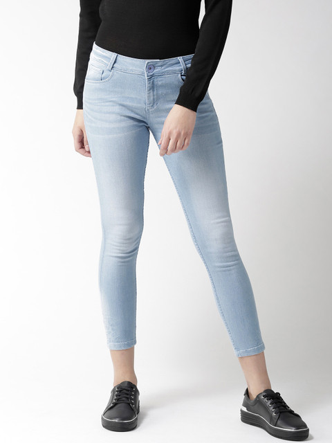 

Xpose Women Blue Slim Fit Mid-Rise Clean Look Stretchable Jeans