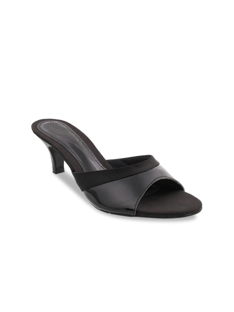 

Mochi Women Black Solid Heels