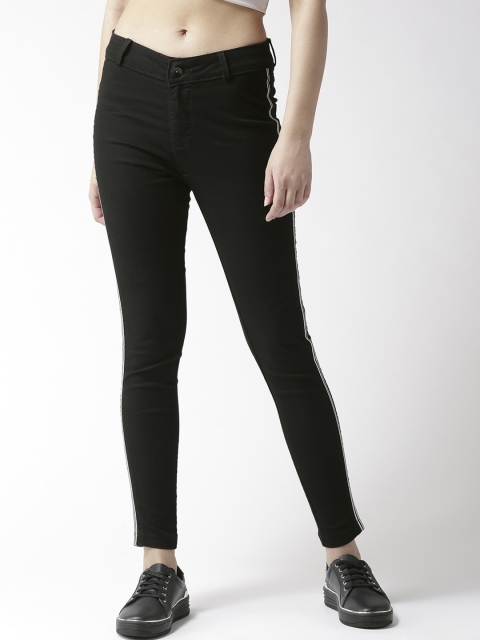 

Xpose Women Black Skinny Fit High-Rise Clean Look Stretchable Jeans