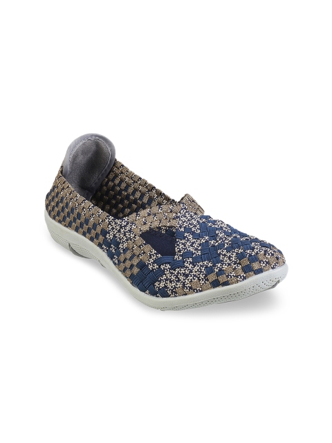 

Mochi Women Blue Slip-On Sneakers
