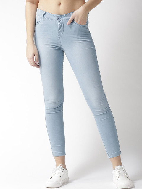 

Xpose Women Blue Skinny Fit High-Rise Clean Look Stretchable Jeans