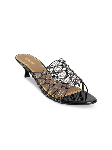 

Mochi Women Black Solid Heels