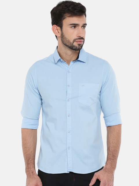 

Chennis Men Blue Slim Fit Solid Casual Shirt