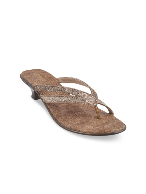 

Mochi Women Brown Solid Sandals