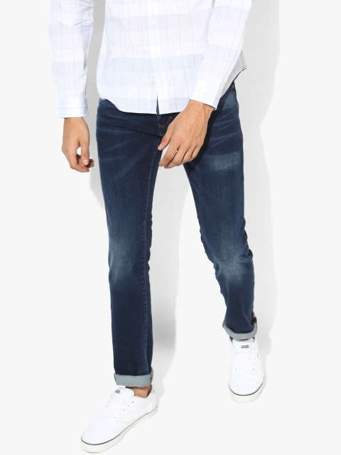 

Levis Men Blue 65504 Skinny Fit Mid-Rise Clean Look Stretchable Jeans