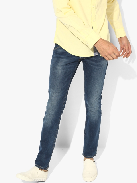 

Levis Men Blue 65504 Skinny Fit Mid-Rise Clean Look Stretchable Jeans