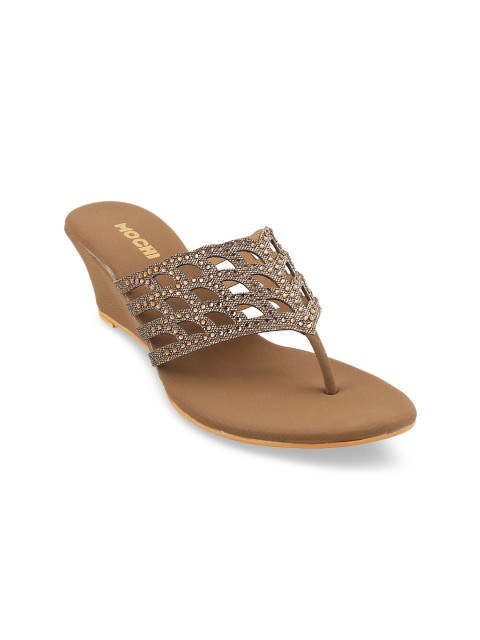 

Mochi Women Brown Solid Heels