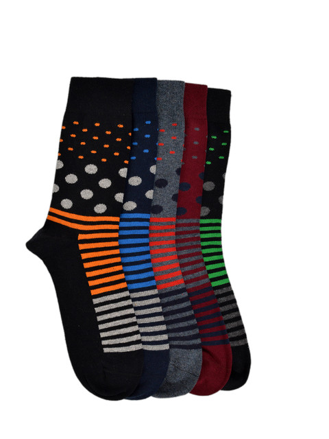 

VINENZIA Men Pack of 5 Crew Length Socks, Multi