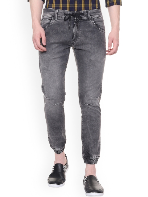

Solly Jeans Co. Men Grey Slim Fit Mid-Rise Clean Look Stretchable Jeans