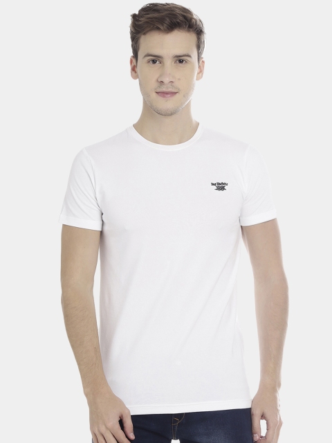 

Bar Harbour Men White Solid Round Neck T-shirt