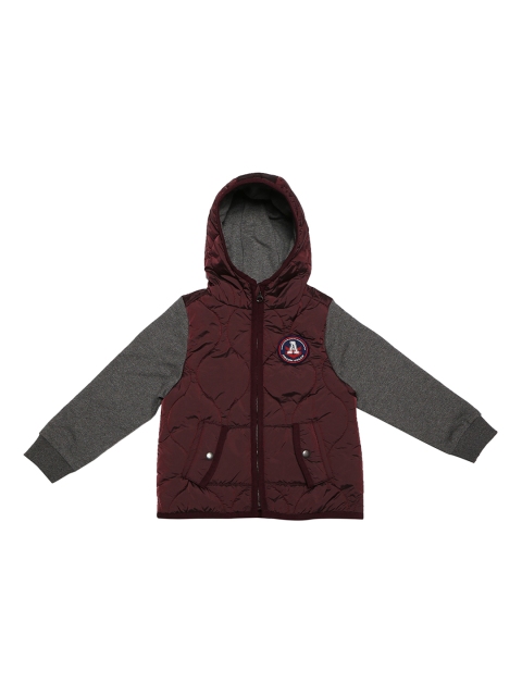 

Allen Solly Junior Boys Maroon Solid Puffer Jacket