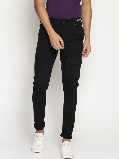 

KULTPRIT Men Black Skinny Fit Mid-Rise Clean Look Stretchable Jeans