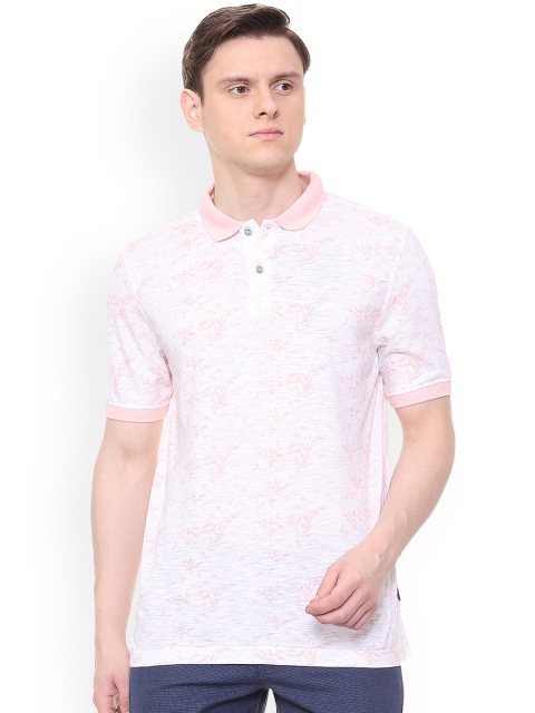 

Van Heusen Sport Men Pink Printed Polo Collar T-shirt