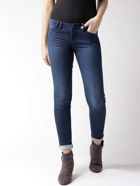 

Xpose Women Blue Slim Fit Mid-Rise Clean Look Stretchable Jeans
