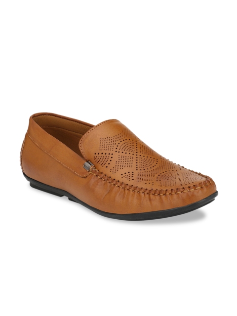 

Alberto Torresi Men Tan Brown Loafers