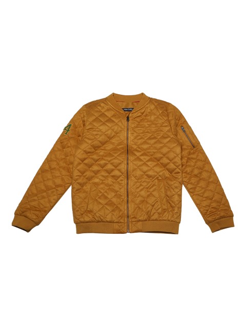 

Allen Solly Junior Boys Yellow Solid Quilted Jacket