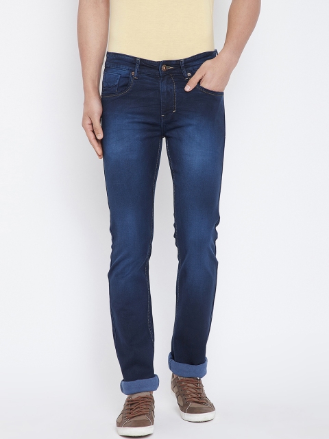 

Duke Men Blue Regular Fit Mid-Rise Clean Look Jeans