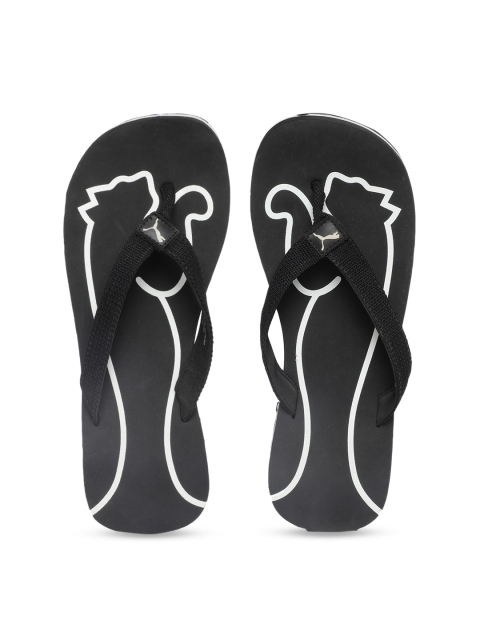 

Puma Men Black Printed Thong Flip-Flops