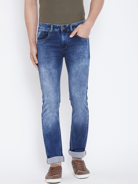 

Duke Men Blue Regular Fit Mid-Rise Clean Look Jeans