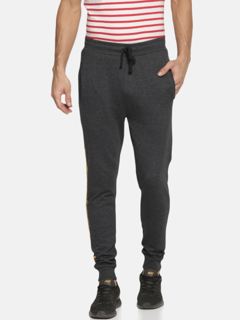 

Masculino Latino Men Charcoal Grey Solid Slim Fit Joggers