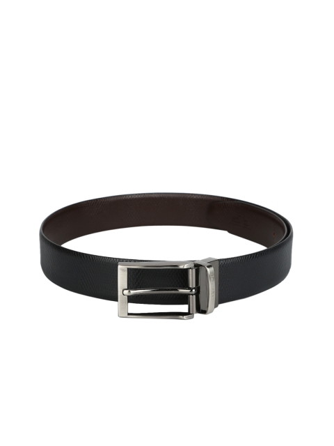 

Red Tape Men Black & Brown Textured Reversible Leather Belt