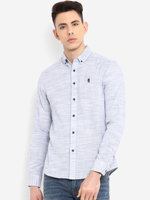 

Red Tape Men Navy Blue Regular Fit Solid Casual Shirt