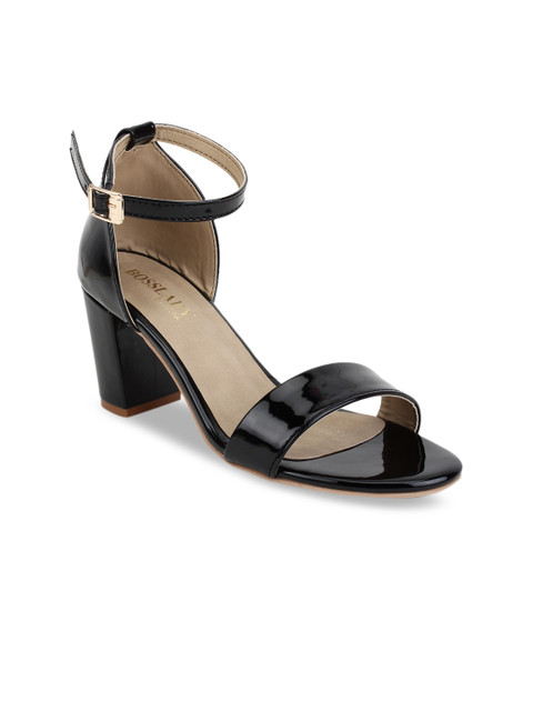 

SCENTRA Women Black Solid Sandals