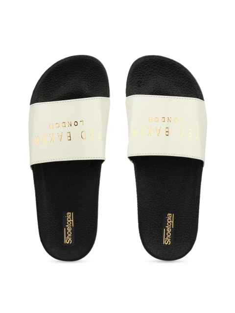 

Shoetopia Women White Solid Sliders