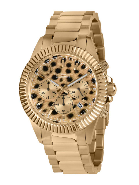 

Jacques Lemans Women Gold-Toned Automatic Quartz Watch LP-111O