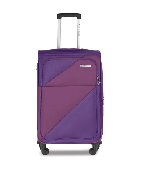 

Nasher Miles Unisex Purple Medium Trolley Bag
