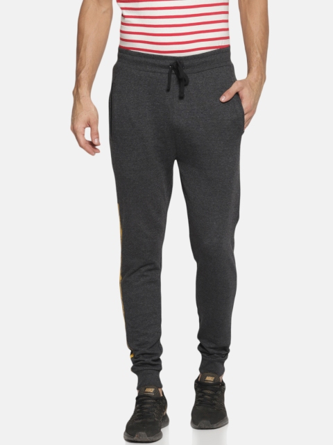 

Masculino Latino Men Charcoal Grey Solid Slim-Fit Joggers