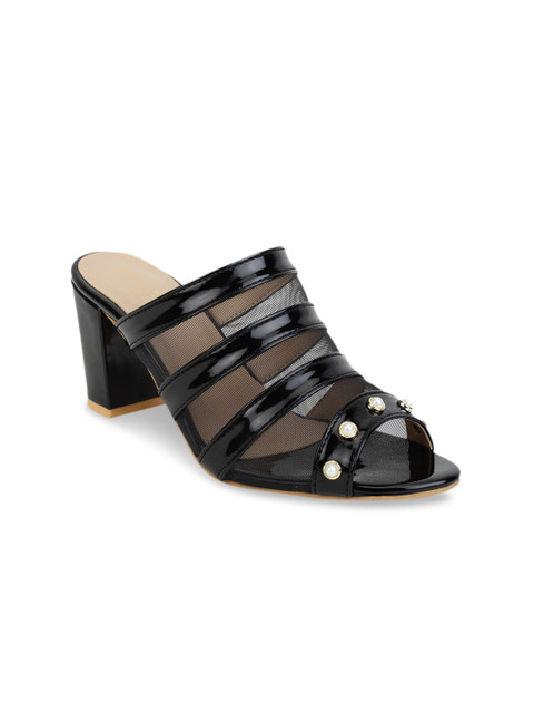 

SCENTRA Women Black Solid Peep Toes