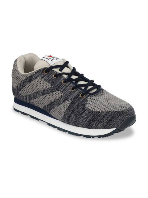 

HIROLAS Men Grey Running Shoes