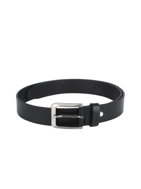 

Red Tape Men Black Textured Belt