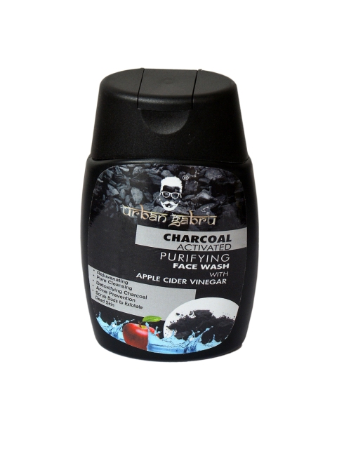 

URBANGABRU Charcoal Activated Purifying Face Wash 120g, Black