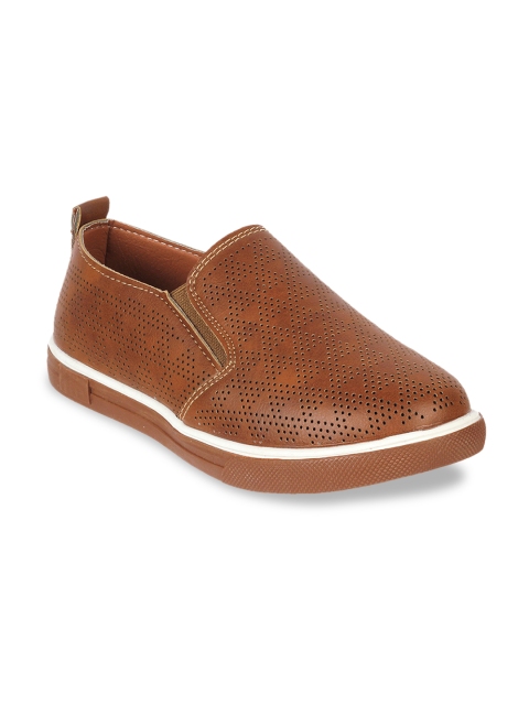 

Kittens Boys Brown Slip-On Sneakers